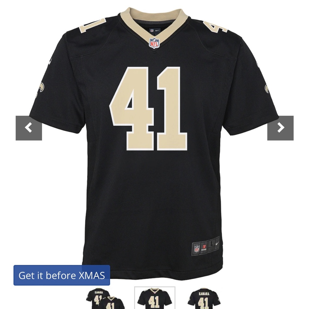 Alvin Kamara football jersey